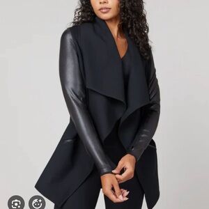 SPANX Black Waterfall Blazer